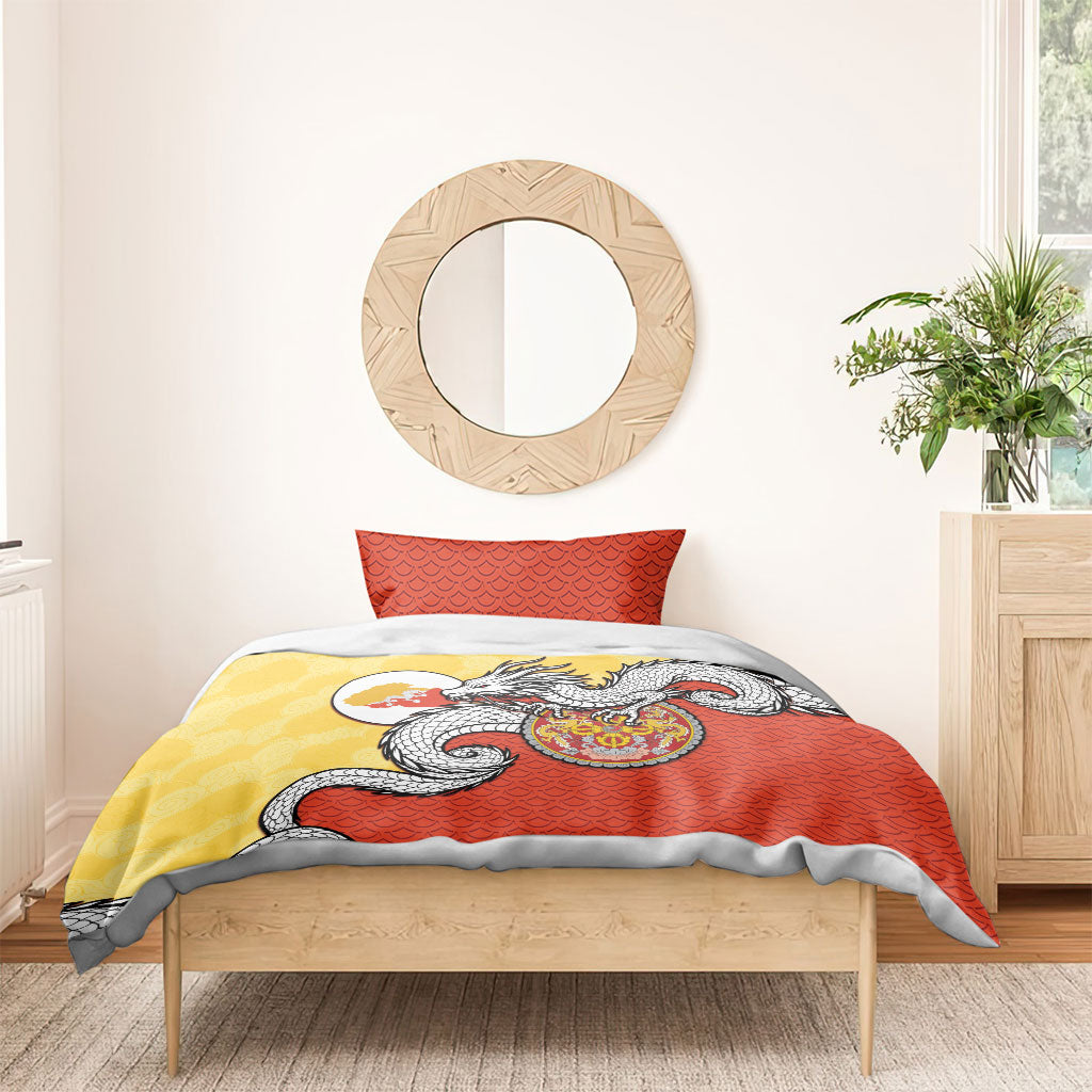 Bhutan Bedding Set Druk Thunder Dragon Pattern