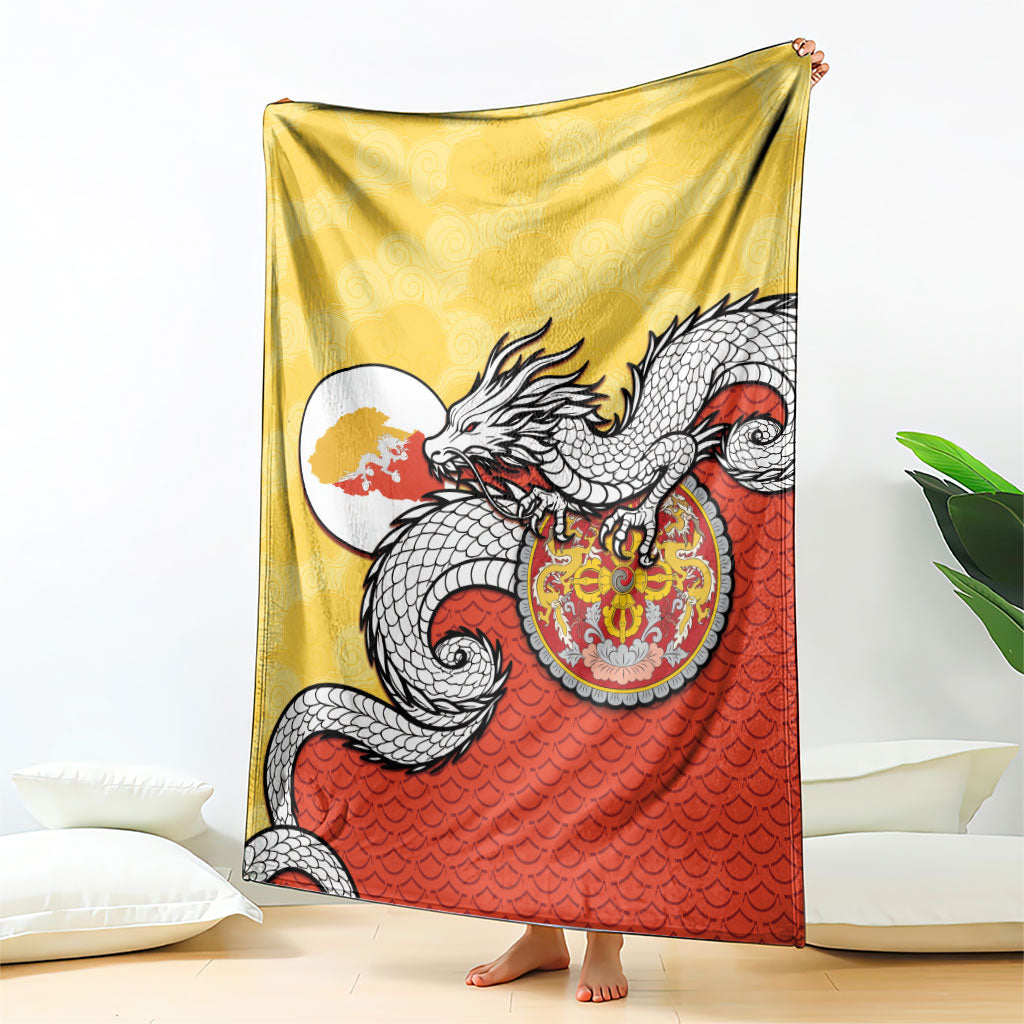 Bhutan Blanket Druk Thunder Dragon Pattern