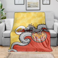 Bhutan Blanket Druk Thunder Dragon Pattern