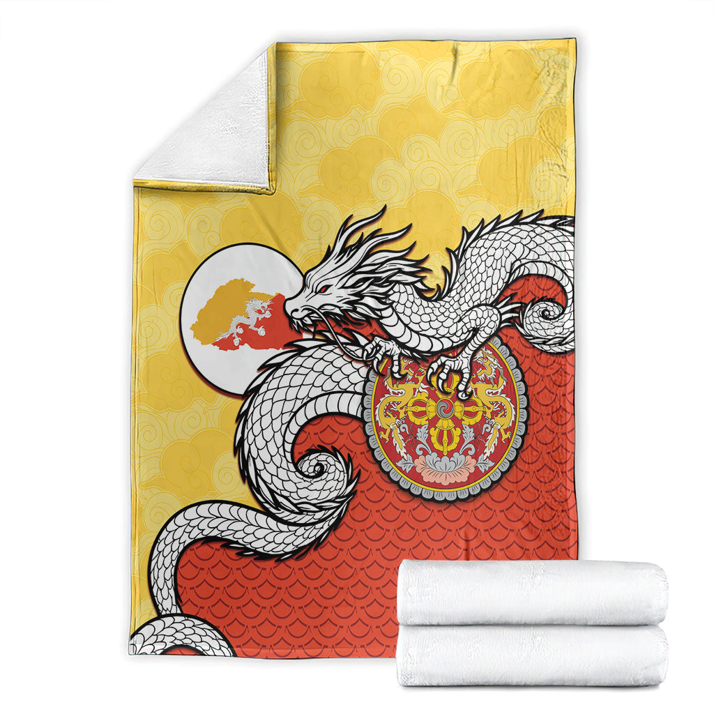 Bhutan Blanket Druk Thunder Dragon Pattern