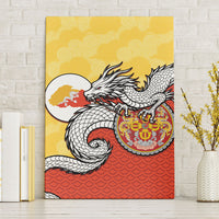Bhutan Canvas Wall Art Druk Thunder Dragon Pattern