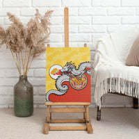 Bhutan Canvas Wall Art Druk Thunder Dragon Pattern