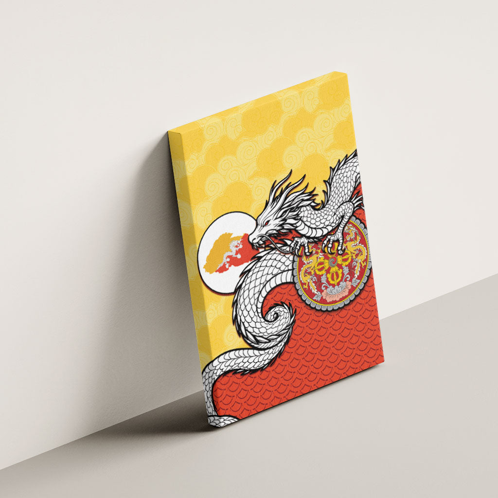 Bhutan Canvas Wall Art Druk Thunder Dragon Pattern