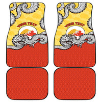 Personalized Bhutan Car Mats Druk Thunder Dragon Pattern