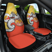 Bhutan Car Seat Cover Druk Thunder Dragon Pattern