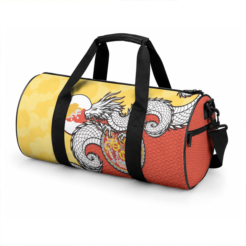 Bhutan Duffle Bag Druk Thunder Dragon Pattern
