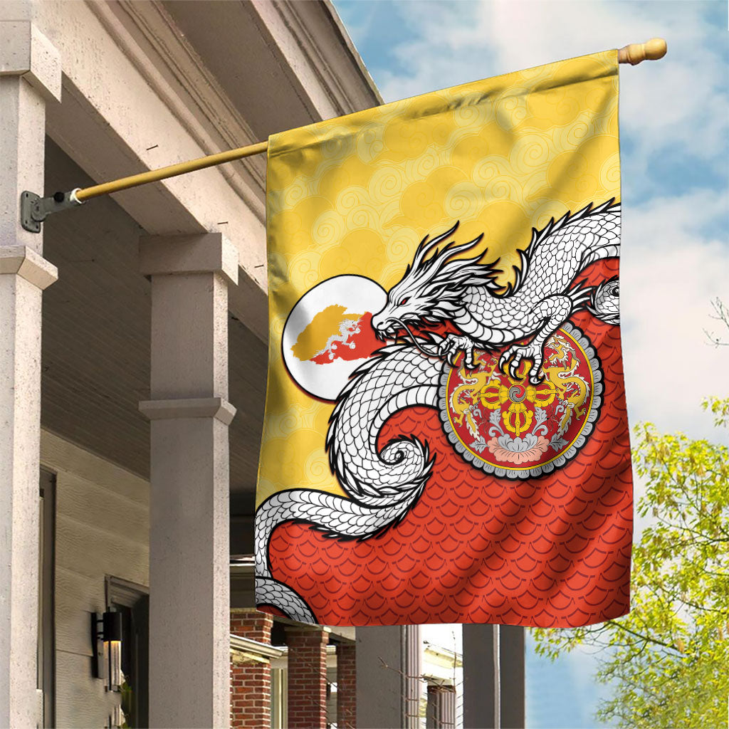 Bhutan Garden Flag Druk Thunder Dragon Pattern