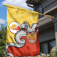 Bhutan Garden Flag Druk Thunder Dragon Pattern