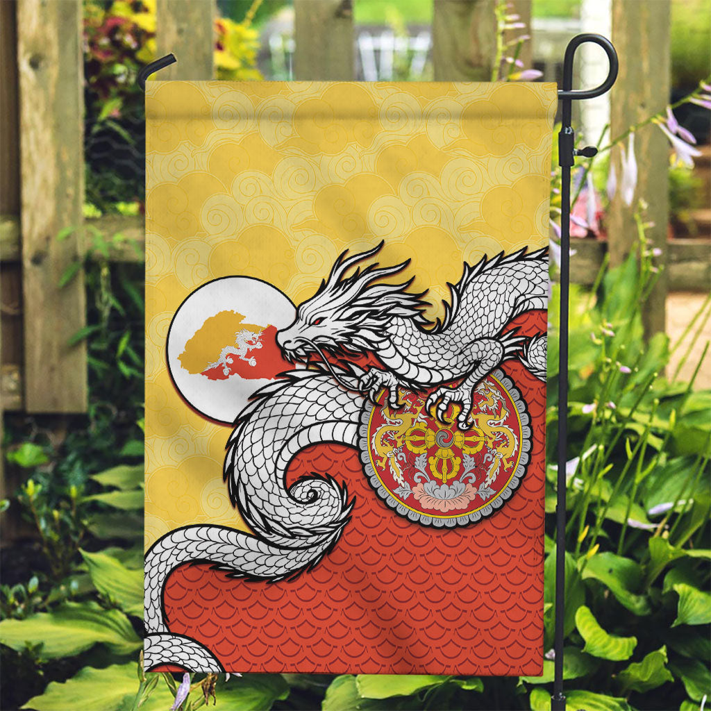 Bhutan Garden Flag Druk Thunder Dragon Pattern
