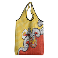 Bhutan Grocery Bag Druk Thunder Dragon Pattern