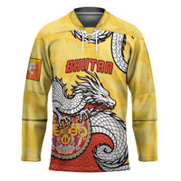 Personalized Bhutan Hockey Jersey Druk Thunder Dragon Pattern