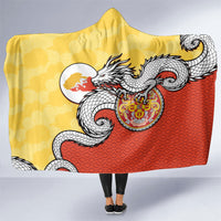 Bhutan Hooded Blanket Druk Thunder Dragon Pattern
