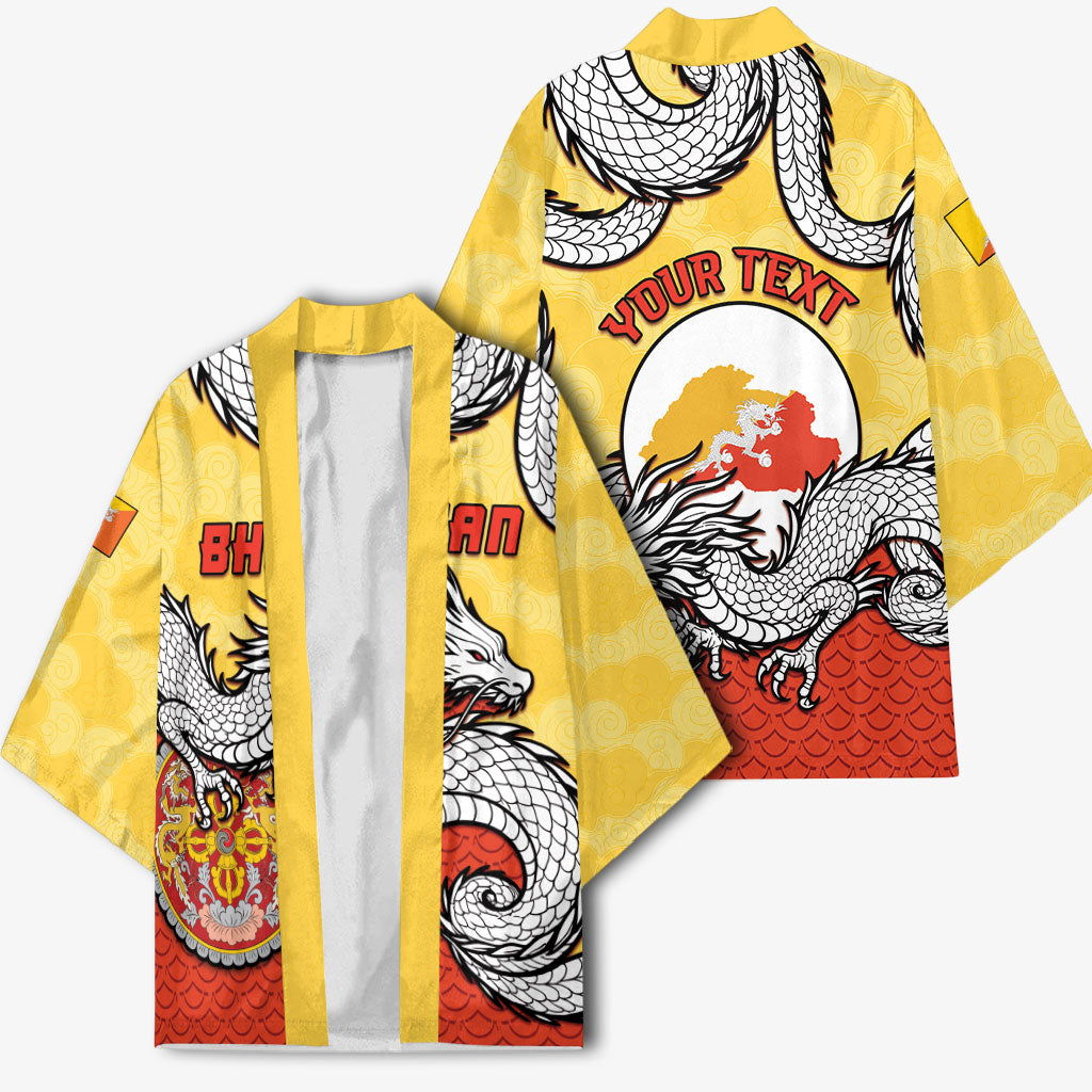 Personalized Bhutan Kimono Druk Thunder Dragon Pattern