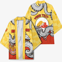 Personalized Bhutan Kimono Druk Thunder Dragon Pattern