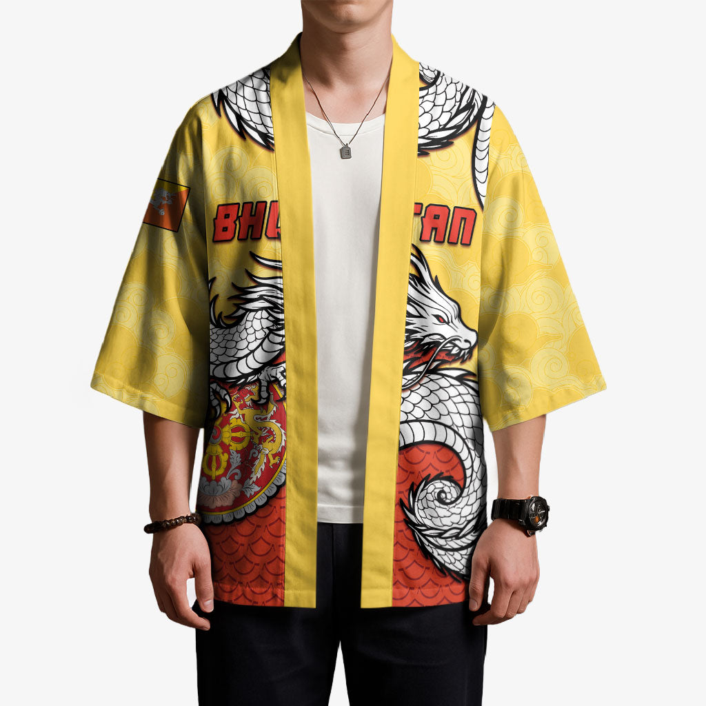 Personalized Bhutan Kimono Druk Thunder Dragon Pattern