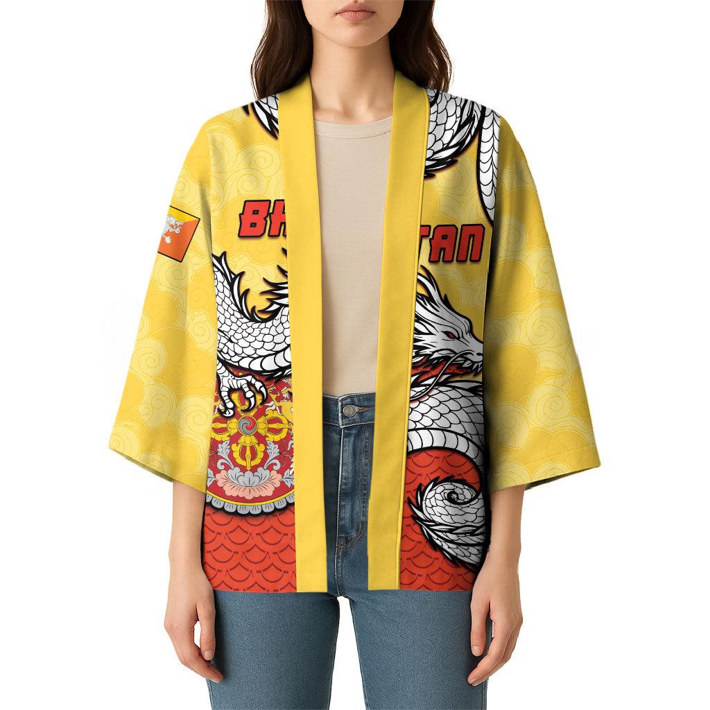 Personalized Bhutan Kimono Druk Thunder Dragon Pattern