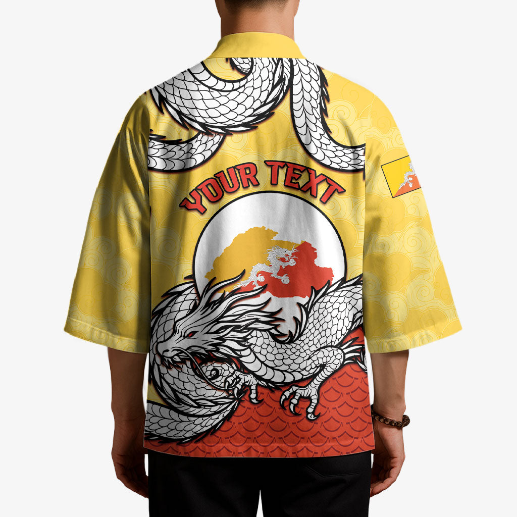 Personalized Bhutan Kimono Druk Thunder Dragon Pattern