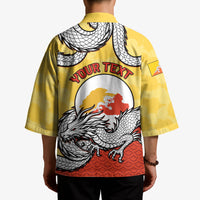 Personalized Bhutan Kimono Druk Thunder Dragon Pattern