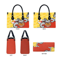 Bhutan Leather Bag Druk Thunder Dragon Pattern
