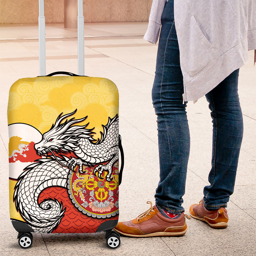 Bhutan Luggage Cover Druk Thunder Dragon Pattern