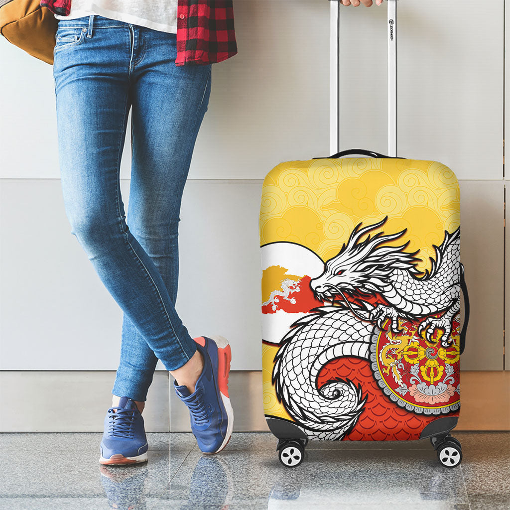 Bhutan Luggage Cover Druk Thunder Dragon Pattern