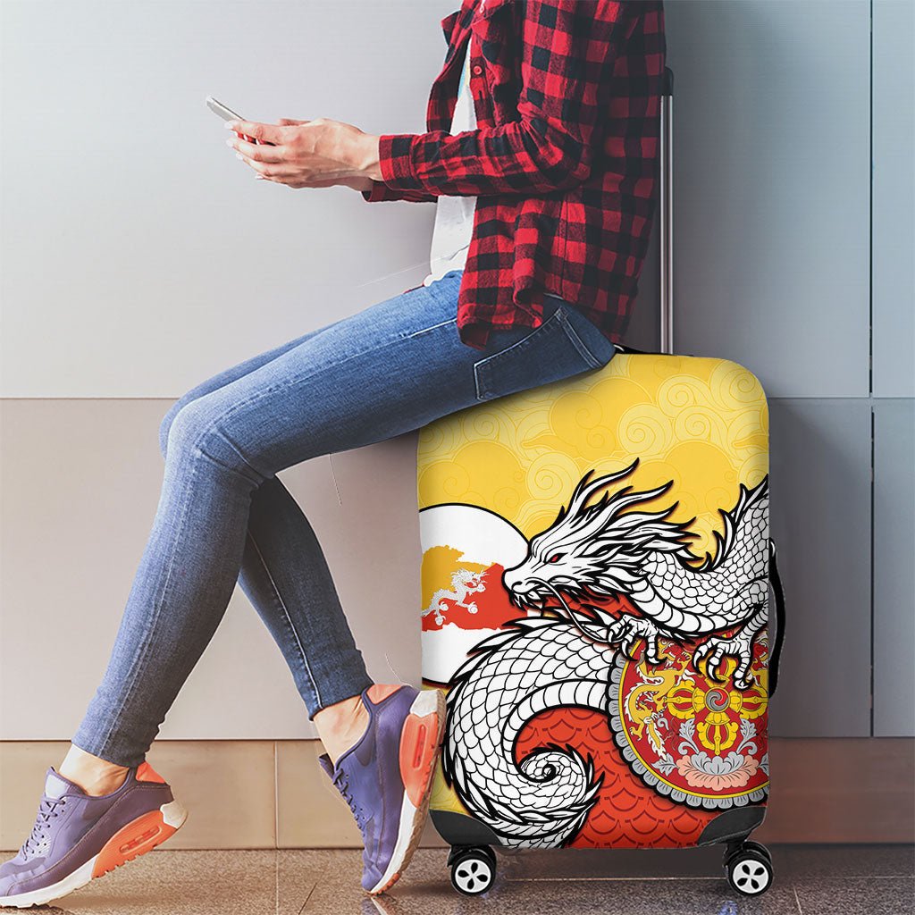 Bhutan Luggage Cover Druk Thunder Dragon Pattern