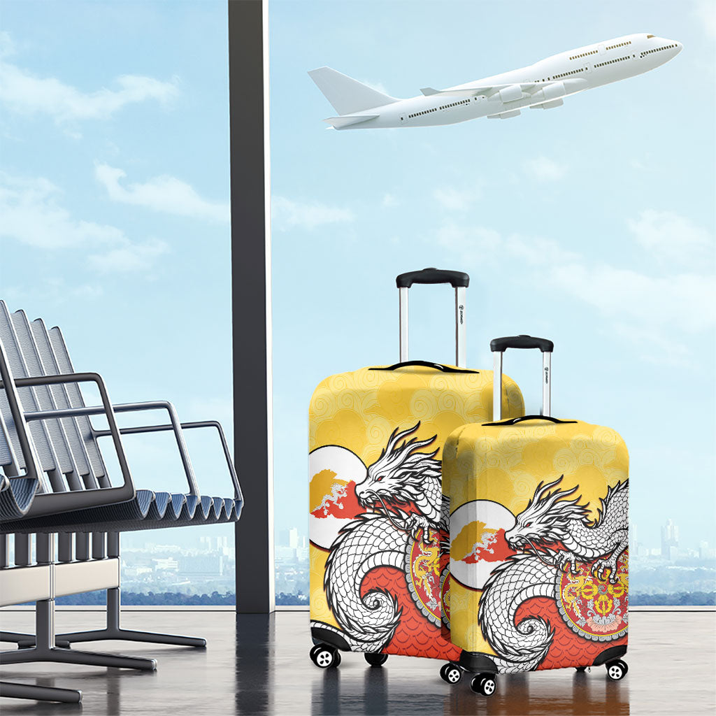 Bhutan Luggage Cover Druk Thunder Dragon Pattern
