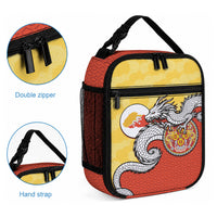 Bhutan Lunch Bag Druk Thunder Dragon Pattern