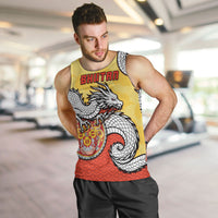Personalized Bhutan Men Tank Top Druk Thunder Dragon Pattern