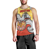 Personalized Bhutan Men Tank Top Druk Thunder Dragon Pattern