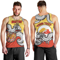 Personalized Bhutan Men Tank Top Druk Thunder Dragon Pattern
