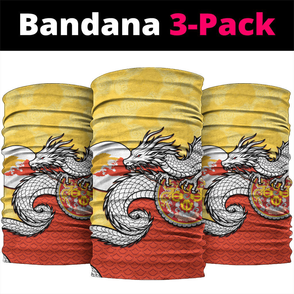Bhutan Neck Gaiter Druk Thunder Dragon Pattern