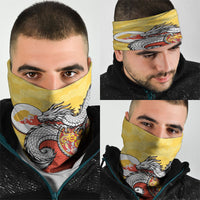 Bhutan Neck Gaiter Druk Thunder Dragon Pattern