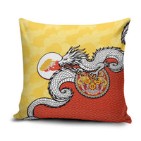 Bhutan Pillow Cover Druk Thunder Dragon Pattern