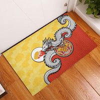 Bhutan Rubber Doormat Druk Thunder Dragon Pattern