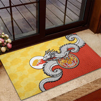 Bhutan Rubber Doormat Druk Thunder Dragon Pattern