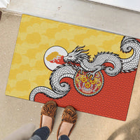 Bhutan Rubber Doormat Druk Thunder Dragon Pattern