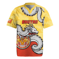Personalized Bhutan Rugby Jersey Druk Thunder Dragon Pattern