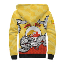 Personalized Bhutan Sherpa Hoodie Druk Thunder Dragon Pattern