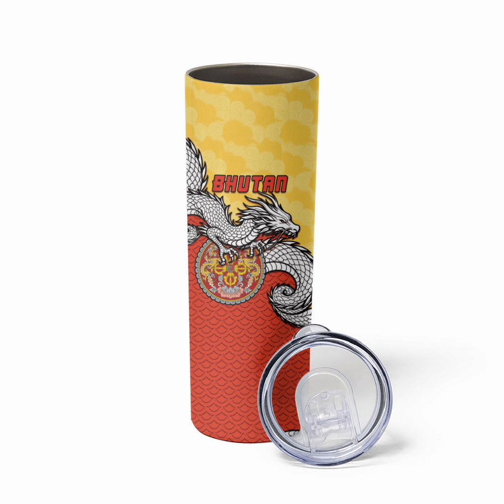 Personalized Bhutan Skinny Tumbler Druk Thunder Dragon Pattern