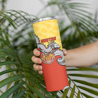 Personalized Bhutan Skinny Tumbler Druk Thunder Dragon Pattern