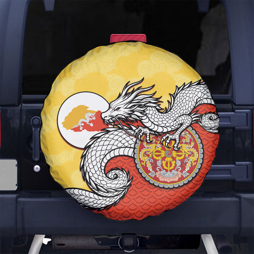 Bhutan Spare Tire Cover Druk Thunder Dragon Pattern