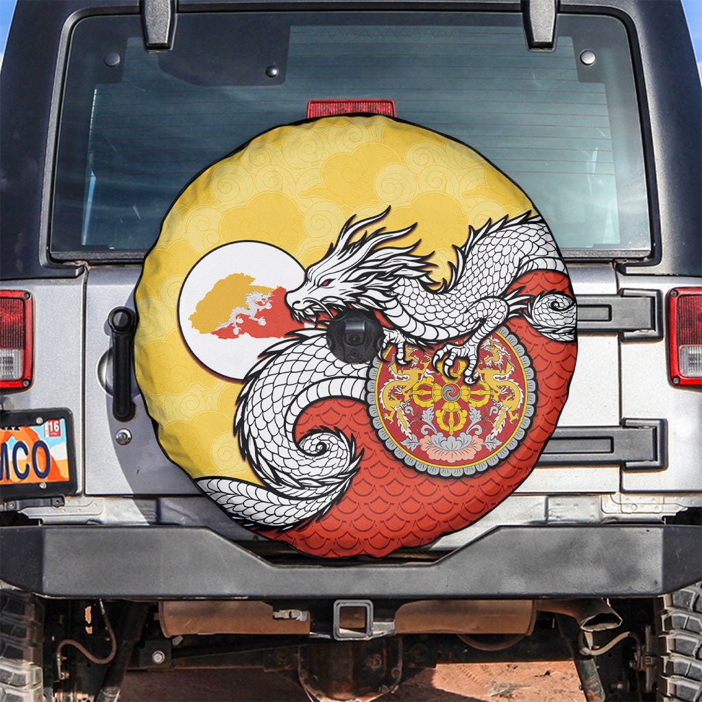 Bhutan Spare Tire Cover Druk Thunder Dragon Pattern