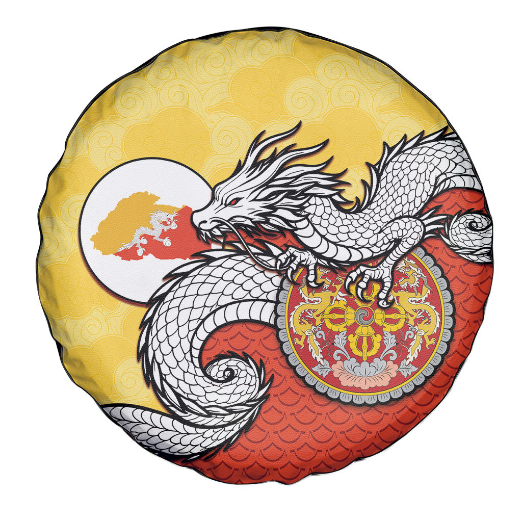 Bhutan Spare Tire Cover Druk Thunder Dragon Pattern