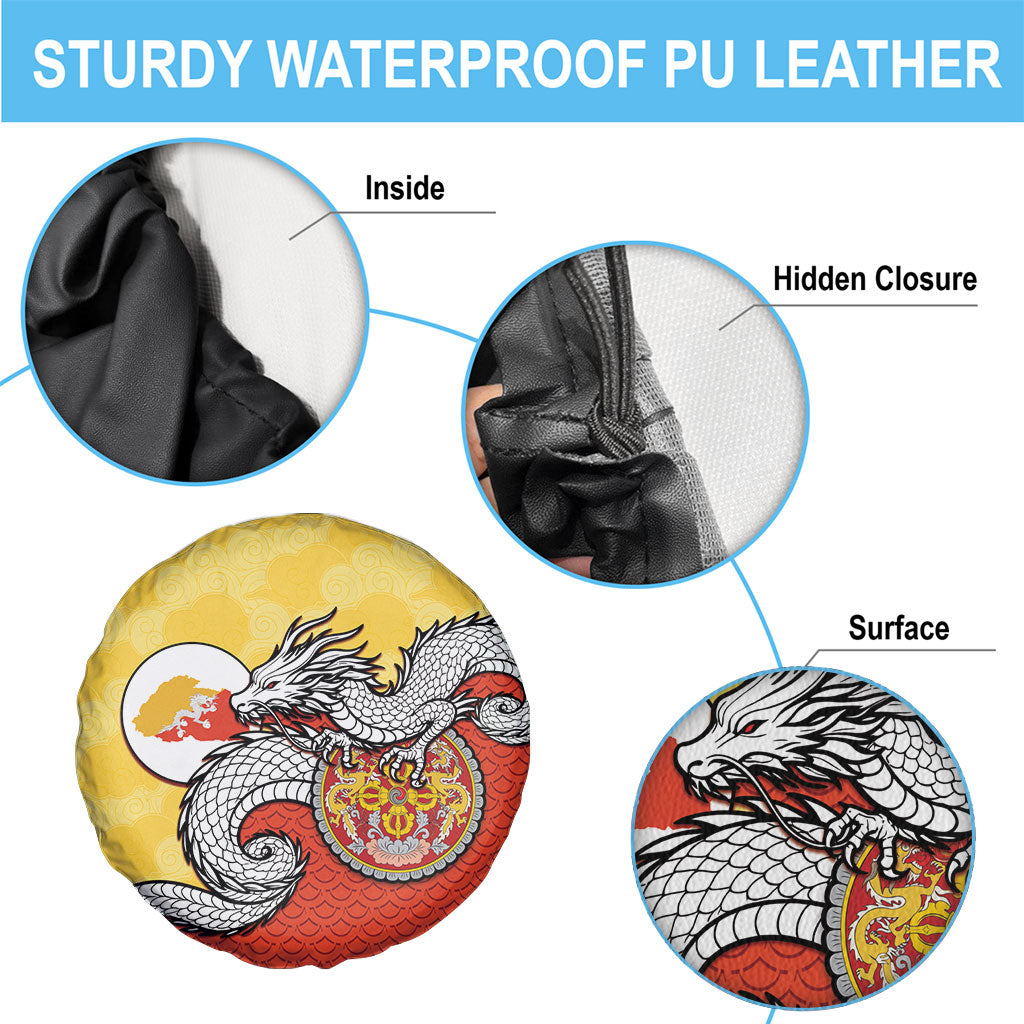 Bhutan Spare Tire Cover Druk Thunder Dragon Pattern