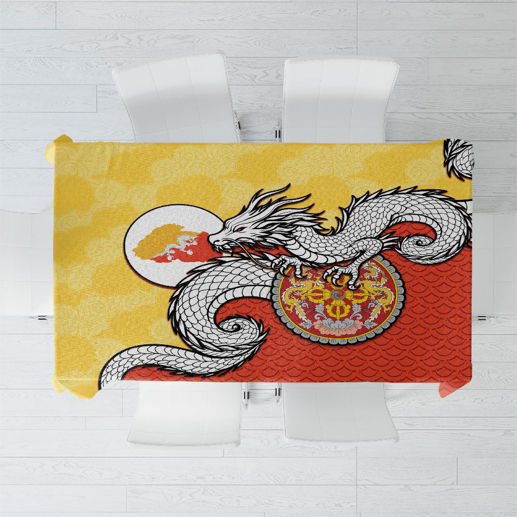 Bhutan Tablecloth Druk Thunder Dragon Pattern