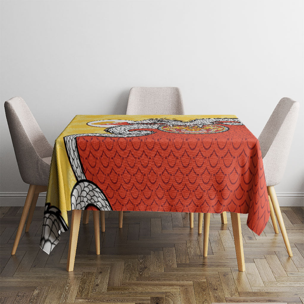 Bhutan Tablecloth Druk Thunder Dragon Pattern
