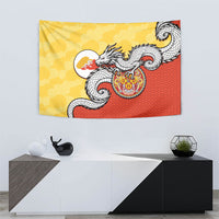 Bhutan Tapestry Druk Thunder Dragon Pattern