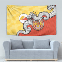 Bhutan Tapestry Druk Thunder Dragon Pattern