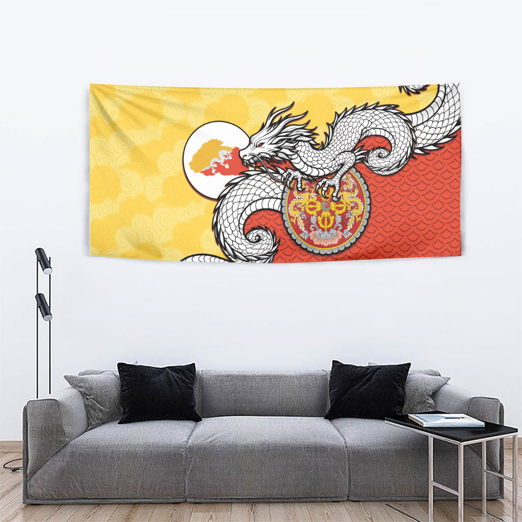 Bhutan Tapestry Druk Thunder Dragon Pattern